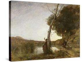 The Shepherd's Star, 1864-Jean-Baptiste-Camille Corot-Stretched Canvas