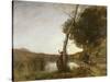 The Shepherd's Star, 1864-Jean-Baptiste-Camille Corot-Stretched Canvas