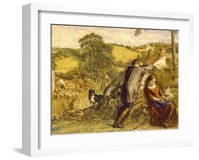 The Shepherd's Suit Rejected, 1867-William Vandyke Patten-Framed Giclee Print