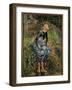 The Shepherd Says Maiden Has a Wand. Painting by Camille Pissarro (1830-1903), 1881. Oil on Canvas.-Camille Pissarro-Framed Giclee Print