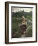 The Shepherdess-Francesco Paolo Michetti-Framed Giclee Print