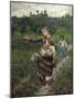 The Shepherdess-Francesco Paolo Michetti-Mounted Giclee Print