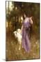 The Shepherdess-Carl Wunnenberg-Mounted Giclee Print