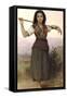 The Shepherdess-William Adolphe Bouguereau-Framed Stretched Canvas