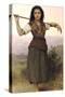 The Shepherdess-William Adolphe Bouguereau-Stretched Canvas