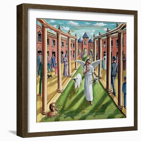 The Shepherdess-PJ Crook-Framed Giclee Print