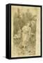 The Shepherdess-Francesco Paolo Michetti-Framed Stretched Canvas