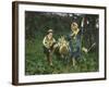 The Shepherdesses-Francesco Paolo Michetti-Framed Giclee Print