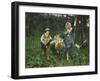 The Shepherdesses-Francesco Paolo Michetti-Framed Giclee Print