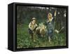 The Shepherdesses-Francesco Paolo Michetti-Framed Stretched Canvas