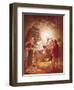The Shepherds Finding the Infant Christ Lying in a Manger-William Brassey Hole-Framed Premium Giclee Print