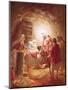 The Shepherds Finding the Infant Christ Lying in a Manger-William Brassey Hole-Mounted Premium Giclee Print