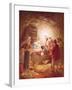 The Shepherds Finding the Infant Christ Lying in a Manger-William Brassey Hole-Framed Giclee Print