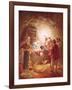 The Shepherds Finding the Infant Christ Lying in a Manger-William Brassey Hole-Framed Giclee Print