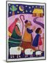 The Shepherds Journey to Bethlehem-Cathy Baxter-Mounted Giclee Print