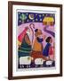 The Shepherds Journey to Bethlehem-Cathy Baxter-Framed Giclee Print