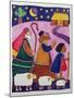 The Shepherds Journey to Bethlehem-Cathy Baxter-Mounted Giclee Print