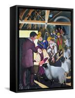 The Shepherds Went to See the Baby, 1998-Dinah Roe Kendall-Framed Stretched Canvas