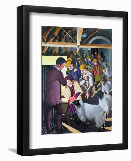 The Shepherds Went to See the Baby, 1998-Dinah Roe Kendall-Framed Premium Giclee Print