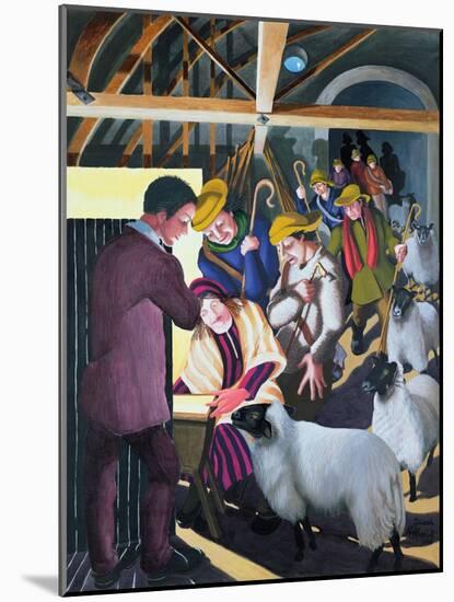 The Shepherds Went to See the Baby, 1998-Dinah Roe Kendall-Mounted Giclee Print