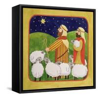 The Shepherds-Linda Benton-Framed Stretched Canvas