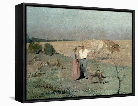 The Shepherds-Henri Martin-Framed Stretched Canvas