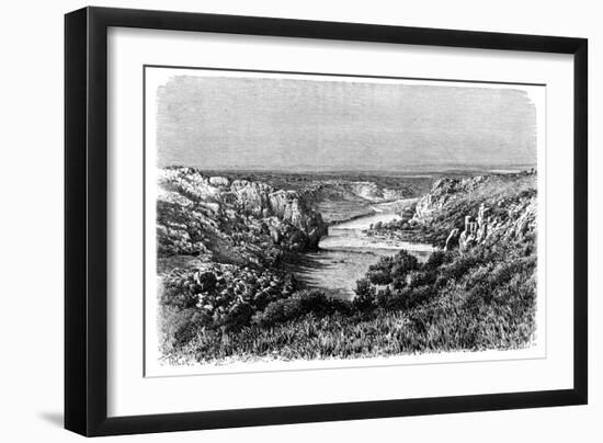 The Sherat River, Morocco, 1895-Barbant-Framed Giclee Print