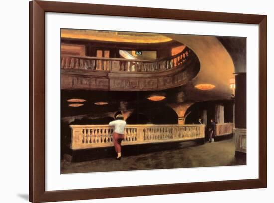 The Sheridan Theatre, c.1928-Edward Hopper-Framed Art Print