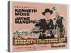 The Sheriff of Fractured Jaw, UK Movie Poster, 1958-null-Stretched Canvas