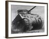 The Sherman Tank Was the Primary Battle Tank of the U. S. and Western Allies from 1942-45-null-Framed Photo