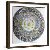 The Shield of Achilles, Illustration from "Le Costume Ancien Ou Moderne"-Angelo Monticelli-Framed Giclee Print