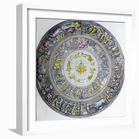 The Shield of Achilles, Illustration from "Le Costume Ancien Ou Moderne"-Angelo Monticelli-Framed Giclee Print