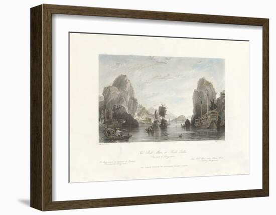 The Shih-Mun or Rock Gates (Province of Kiang-nan)-Thomas Allom-Framed Premium Giclee Print