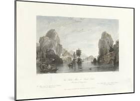 The Shih-Mun or Rock Gates (Province of Kiang-nan)-Thomas Allom-Mounted Premium Giclee Print