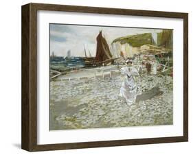 The Shingle Beach-James Kay-Framed Giclee Print