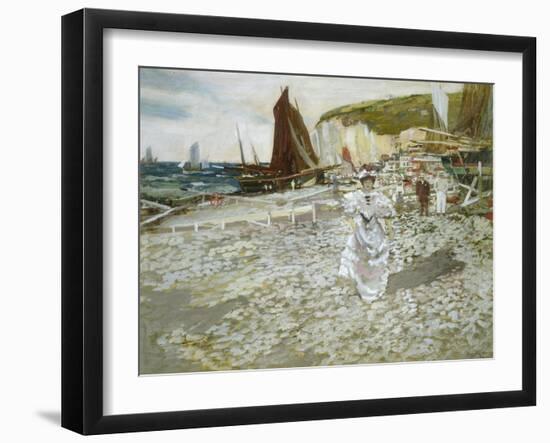 The Shingle Beach-James Kay-Framed Giclee Print