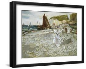 The Shingle Beach-James Kay-Framed Giclee Print