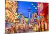 The Shinsekai District of Osaka, Japan-Sean Pavone-Mounted Photographic Print