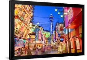 The Shinsekai District of Osaka, Japan-Sean Pavone-Framed Premium Photographic Print