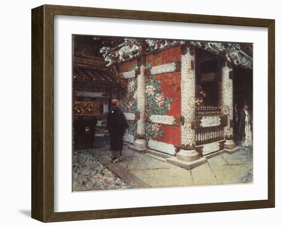 The Shinto Shrine at Nikko, 1903-Vasili Vasilyevich Vereshchagin-Framed Giclee Print