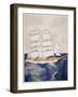 The Ship as It was Encountered by the Dei Gratia-null-Framed Art Print
