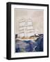 The Ship as It was Encountered by the Dei Gratia-null-Framed Art Print