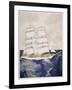 The Ship as It was Encountered by the Dei Gratia-null-Framed Art Print