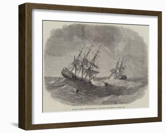 The Ship Bengal Rescuing the Crew of The Child of the Regiment-null-Framed Giclee Print