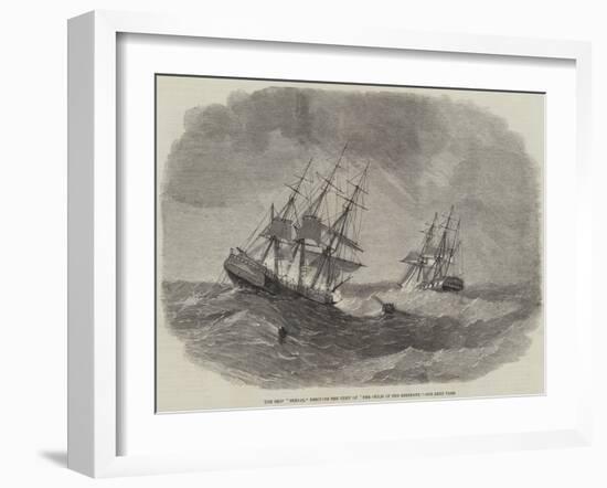 The Ship Bengal Rescuing the Crew of The Child of the Regiment-null-Framed Giclee Print