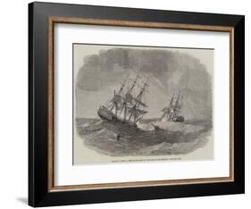 The Ship Bengal Rescuing the Crew of The Child of the Regiment-null-Framed Giclee Print