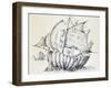 The Ship, C1850-1890-Stanislas Lepine-Framed Giclee Print