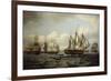 The Ship Castor and Other Vessels in Choppy Sea, 1802-Thomas Luny-Framed Giclee Print