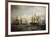 The Ship Castor and Other Vessels in Choppy Sea, 1802-Thomas Luny-Framed Giclee Print