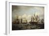 The Ship Castor and Other Vessels in Choppy Sea, 1802-Thomas Luny-Framed Giclee Print